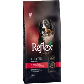 LIDER Reflex Plus Adult Dog Food with Lamb & Rice for Maxi Breeds - Пълоценна храна за пораснали кучета с агнешко и ориз за големи породи 18 кг, Турция