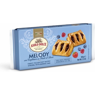 Asolo Dolce Listové těsto s borůvkami 100g – Hledejceny.cz
