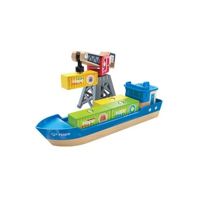 Hape Vláčkodráha Nákladná loď a žeriav