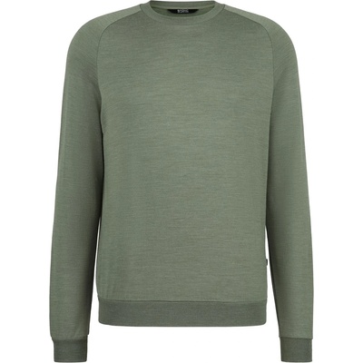 Stoic Мъжки вълнен пуловер Stoic MerinoTerry250 BaraSt. Pullover Merino jumper - Agave Green Melange (005-6999-0113)