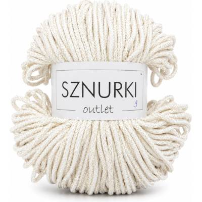 Bobbiny Sznurki outlet - 3mm Sznurki - 3mm: Golden off white