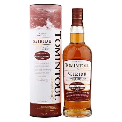 Tomintoul Seiridh 40% 0,7 l (tuba)