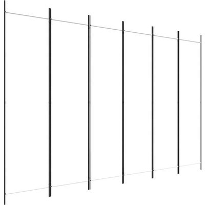 Shumee 6-dielny paraván biely 300 × 200 cm textil, 350190