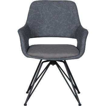 Carmen Трапезен стол totnes - сив sf 2 (3532026_3)