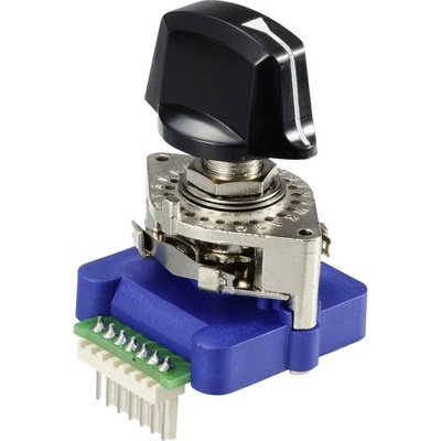 TRU COMPONENTS TC-12830252 otočný spínač 5 V/DC, 25 V/AC, 50 V/AC 0.5 A 1 x 30 ° 1 ks