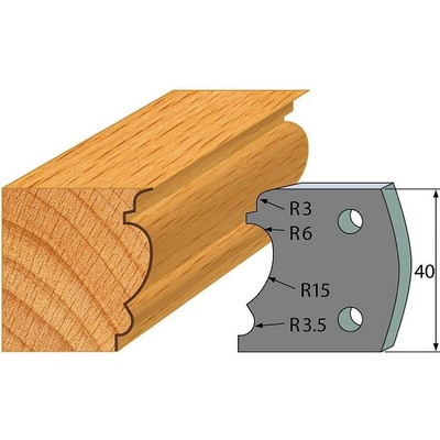 IGM Professional IGM Profil 104 - pár obmedzovačov 40x4mm SP F027-104