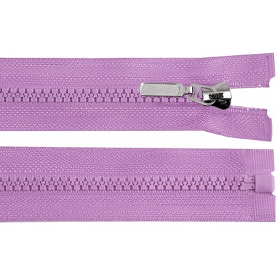 Stoklasa Kostěný zip No 5 délka 30 cm s ozdobným jezdcem Balení: 1 ks, Varianta: 167 fialová lila 167 fialová lila