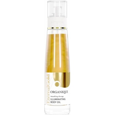 Organique Eternal Gold Smoothing Therapy suchý telový olej s trblietkami 100 ml
