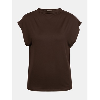 Orsay Тъмнoкафява дамска тениска с къс ръкав ORSAY Orsay | Kafyav | ЖЕНИ | L