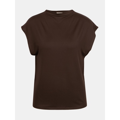 Orsay Тъмнoкафява дамска тениска с къс ръкав ORSAY Orsay | Kafyav | ЖЕНИ | L