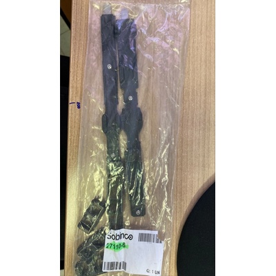 SOBINCO French casement bolt set chrono with screws 6 mm