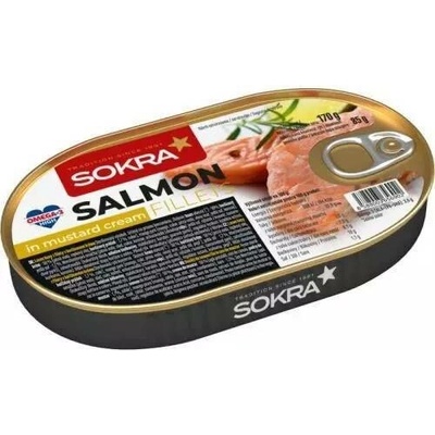 Sokra Losos filety v hořčicovém krému 170 g