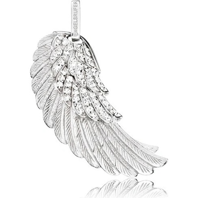 Engelsrufer Přívěsek Andělské křídlo stříbrné s krystaly L ERW L2 01 ZI
