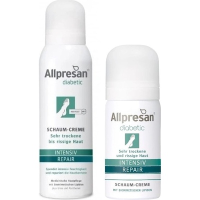 Allpresan Diabetic Microsilver + Repair krémová pěna 125 ml