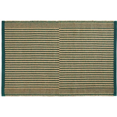 Hay Tapis Matblack & green 60 x 95 cm