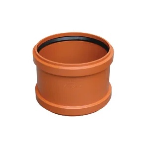 VALPLAST ПВЦ МУФА ф125 ОРАНЖ (cf100000125)