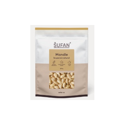 ŠUFAN MANDLE LOUPANÉ NATURAL 200 g