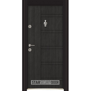 Image 1 of Starsteeldoor Блиндирана врата Parkdor SL 101 Черна перла (цена без монтаж)