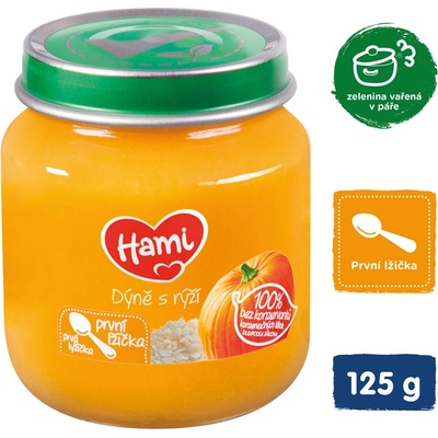 Hami Tekvica s ryžou prvá lyžička 125 g