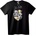 NOONEBRAND Тениска Сюрреални маски и рози - 2XL, Black
