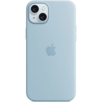 Apple iPhone 15 Plus Silicone Case with MagSafe - Light Blue (MWNH3ZM/A)