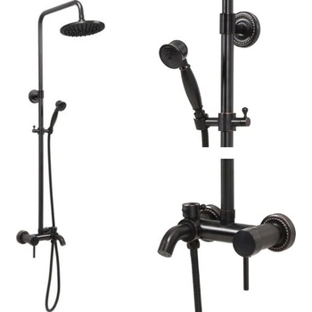 Image 1 of TOYA Душ колона за баня Fala черен