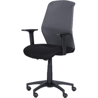 Bittel Работен офис стол Carmen 7047 - сив - черен (3520386)