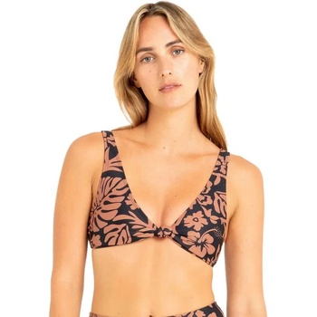 Hurley Bayside Knot bikini top - Orange (Black)