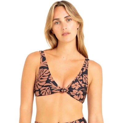 Hurley Bayside Knot bikini top - Orange (Black)