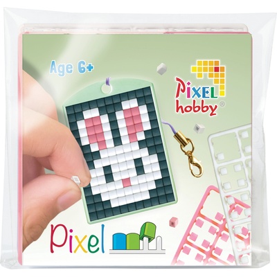Pixelhobby Мозайка с пиксели Pixelhobby, Ключодържател - Заек (23119)