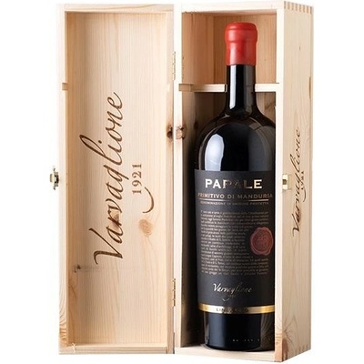 Varvaglione Primitivo papale oro Magnum suché červené 2019 14% 1,5 l (kazeta)