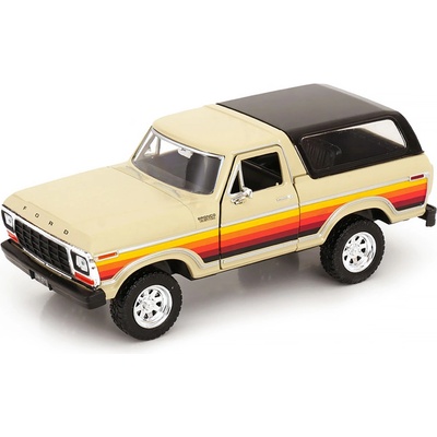 MOTORMAX Ford Bronco 1978 béžová 1:24