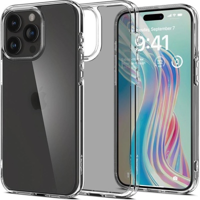Spigen Кейс Spigen Ultra Hybrid за iPhone 15 PRO, Frost Clear (8809896750394)