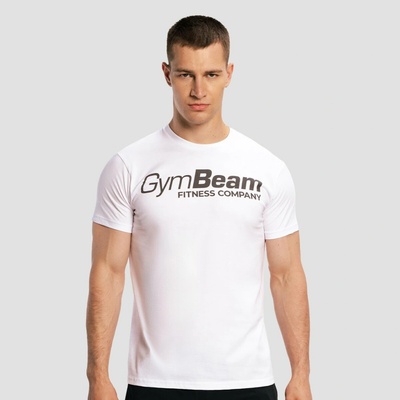 GymBeam tričko Stronger Together white