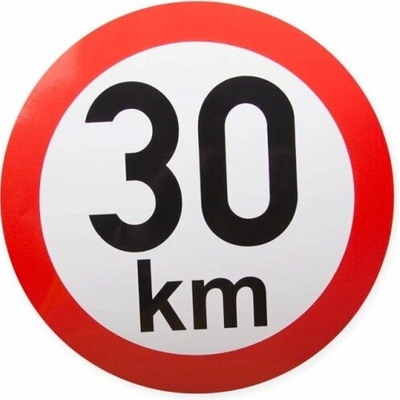Samolepka rýchlosť 30 km, průměr 200 mm