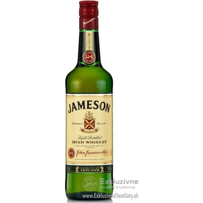 Jameson 40% 0,7 l (čistá fľaša)