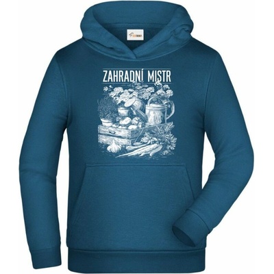 Zahradní mistr, bílý tisk mikina