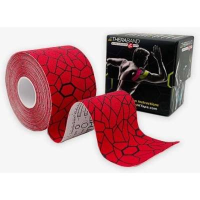 Thera Band Tape Tejpovací páska červeno-černá 5 cm × 5 m