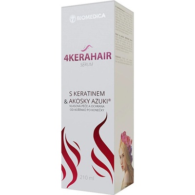 Biomedica 4KƎRAHAIR Sérum s keratínom & Akosky Azuki 210 ml