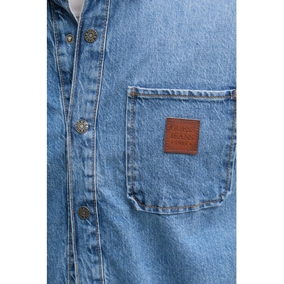 Guess Jeans Риза мъжка от деним (M6GH51.D5M5V)