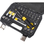 Topmaster Professional Комплект динамометричен ключ с вложки и удължител Topmaster, 1/4" , 5-25 Nm (331011) (331011)