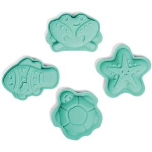 Bigjigs Toys Силиконови формички зелени Eggshell (BJ33607)