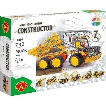 Alexander Toys Метален конструктор Alexander, 732 части - 7 модела в 1, Muck (AL2816)