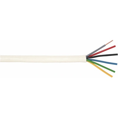 Sonstige Kabel k zvonové hadici YR 6 x 0,8 bílý 1m