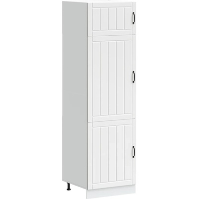 vidaXL Кухненски шкаф Lucca, бял, инженерно дърво (853867)