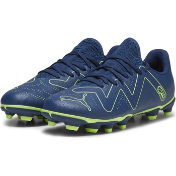 PUMA Юношески футболни бутонки Puma Future Play. 4 Junior Firm Ground Football Boots - Blue/Green