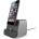 VRS Design New i-Depot Cradle - док станция за iPhone, iPad, iPod и Apple Watch (сребриста)
