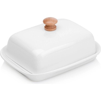 ORION Керамична кутия за масло, бяла, 16х12.5х7см (1863)
