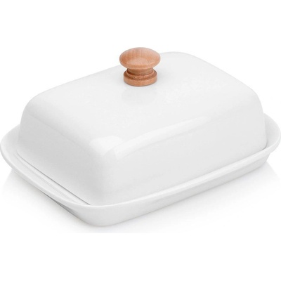 ORION Керамична кутия за масло, бяла, 16х12.5х7см (1863)