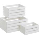 Casa Selección Бели кутии за съхранение в комплект от 3 бр. 31x23x15 cm - Casa Selección (803059)